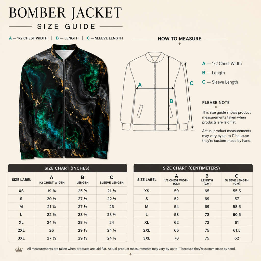 Emerald Obsidian unisex bomber jacket product image