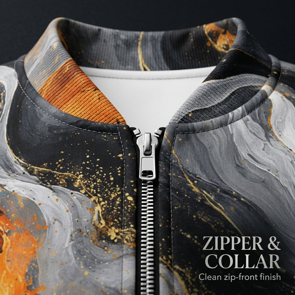 Molten Obsidian unisex bomber jacket product image