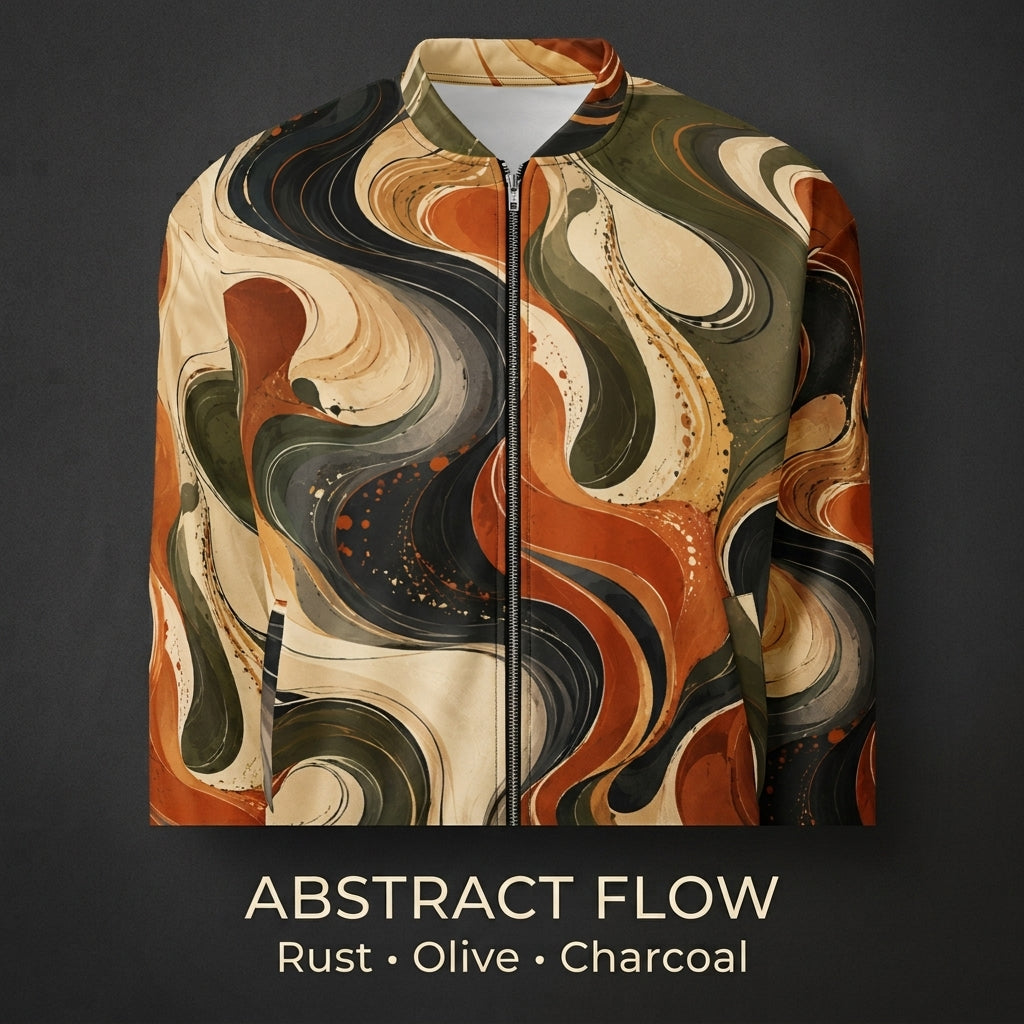 Terra Flux unisex bomber jacket product image