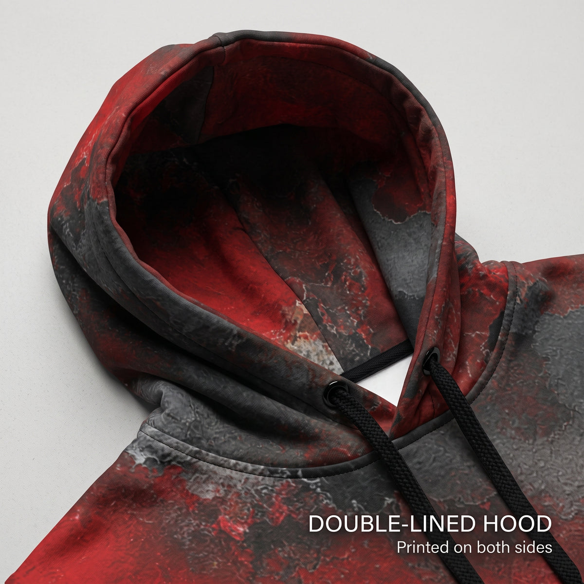 Red & Black Abstract unisex hoodie product image