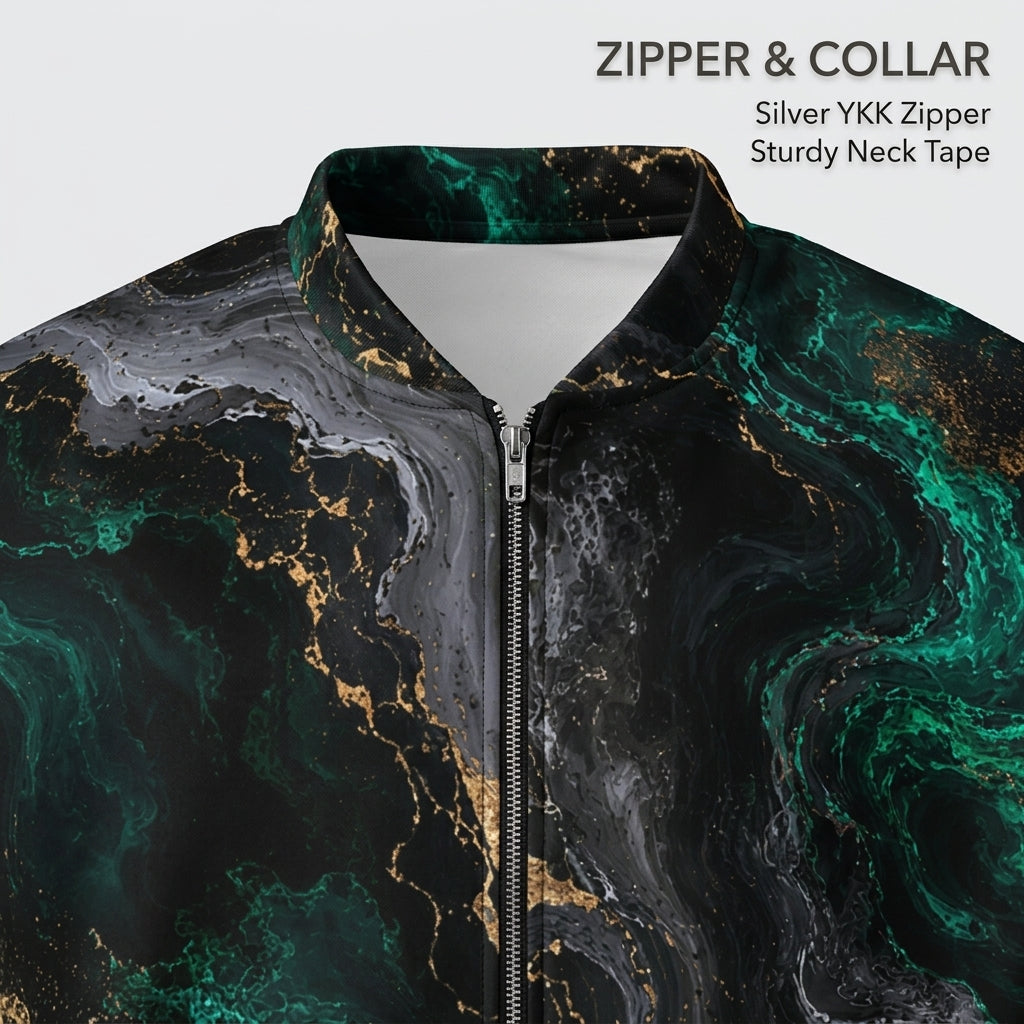 Emerald Obsidian unisex bomber jacket product image