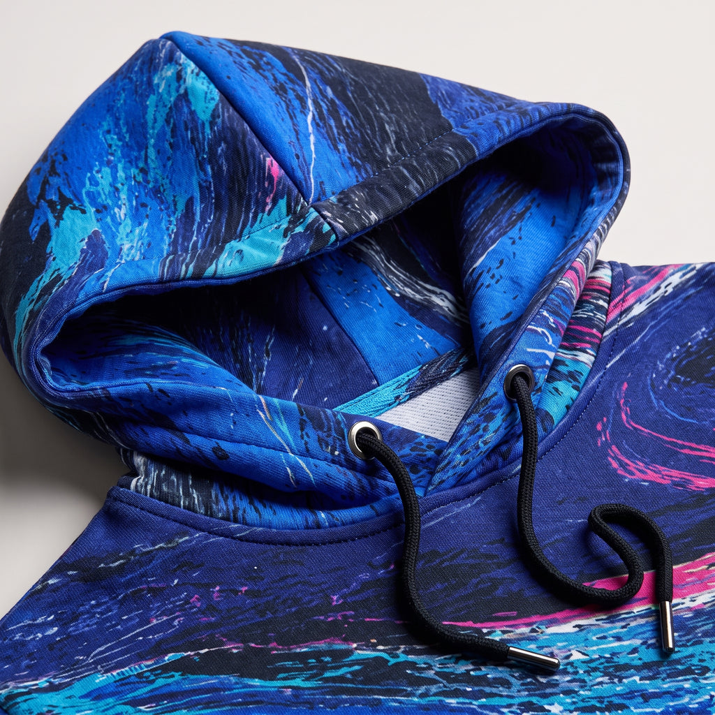 Cobalt Afterglow unisex hoodie product detail image