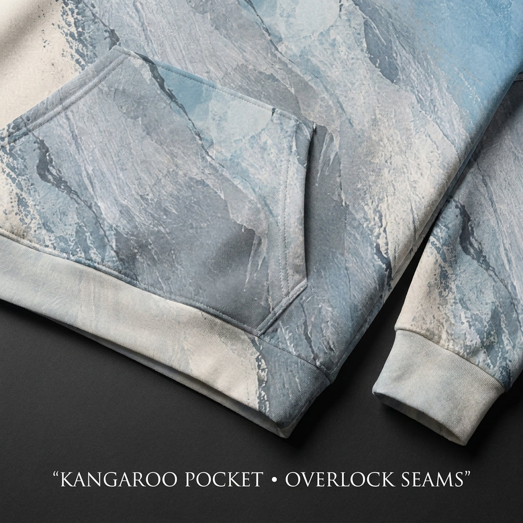 Glacial Current unisex hoodie product detail image