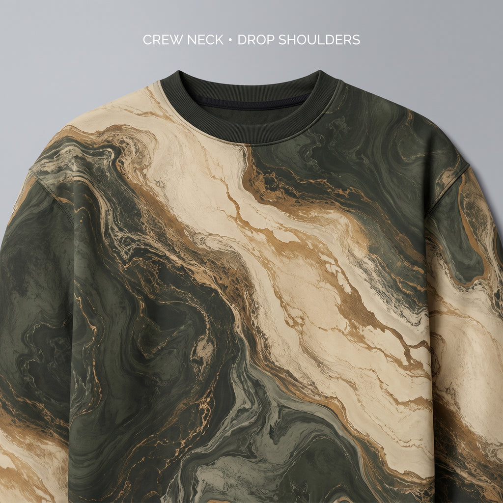 Verdant Strata unisex sweatshirt product photo