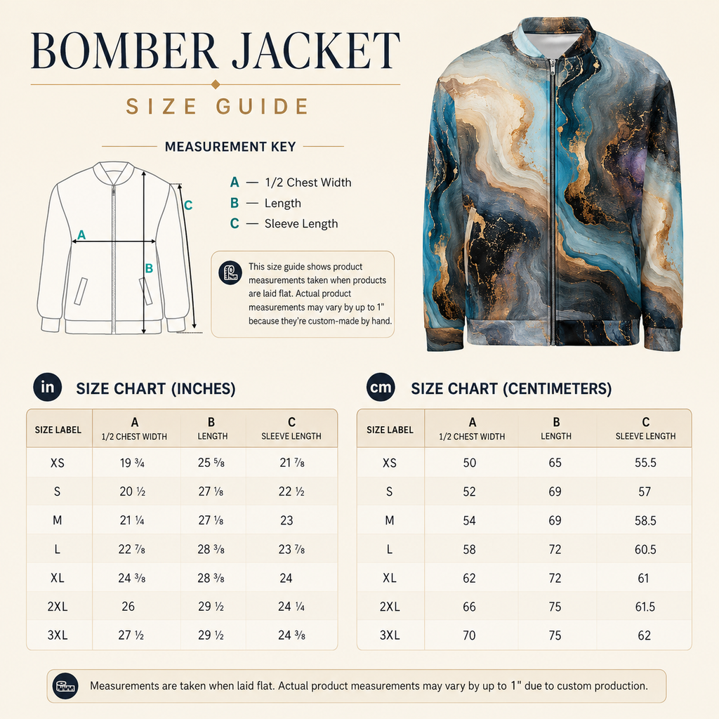 Oceanic Alchemy unisex bomber jacket product image