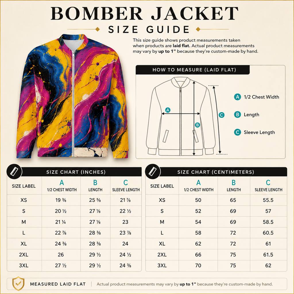 Chromatic Rush unisex bomber jacket product image
