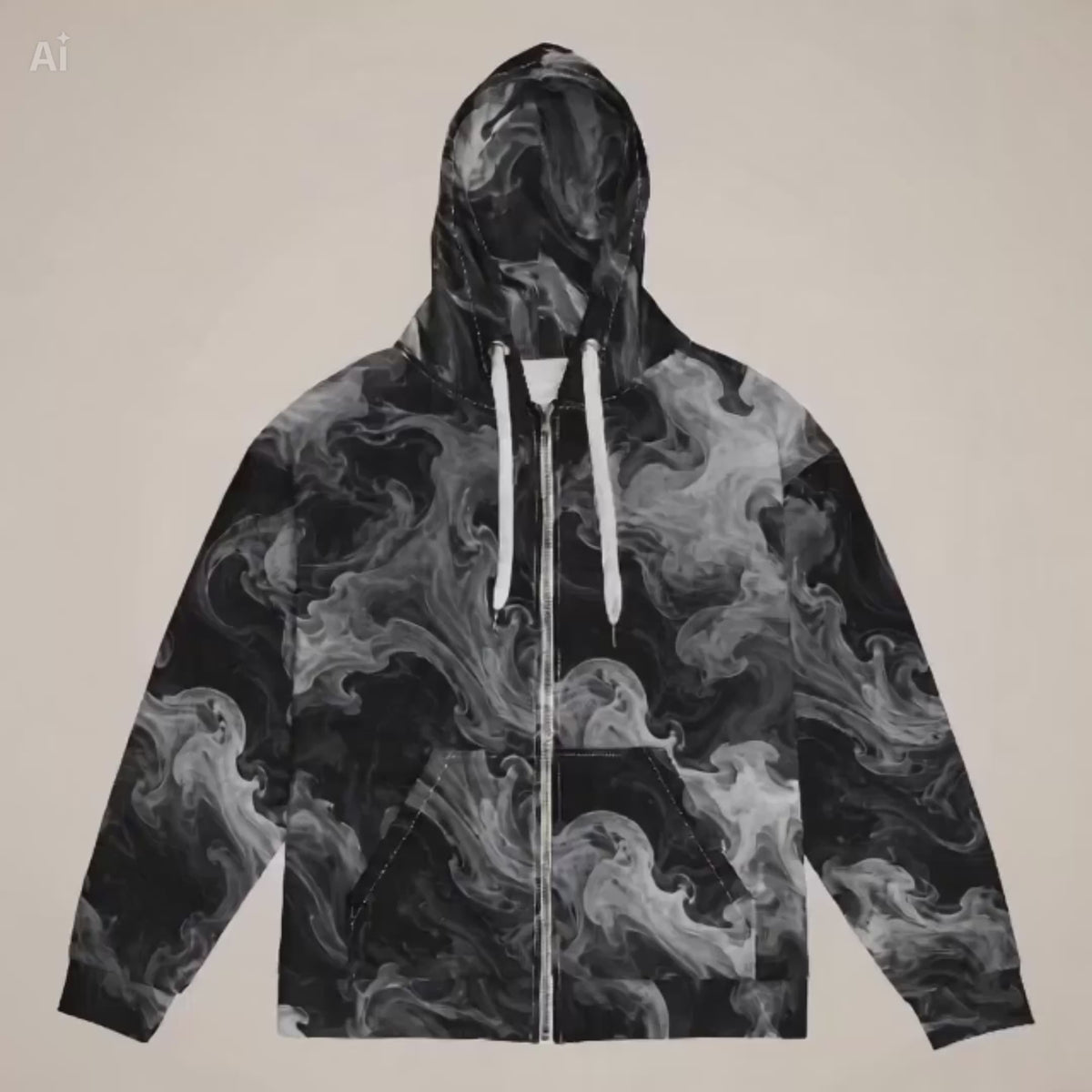Phantom Smoke unisex zip hoodie product video