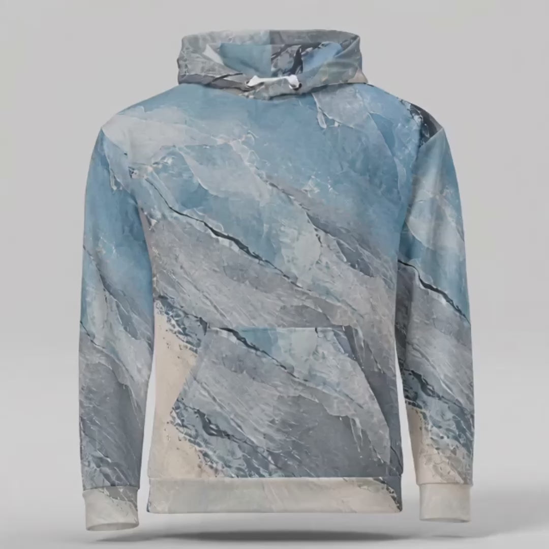 Glacial Current unisex hoodie product video