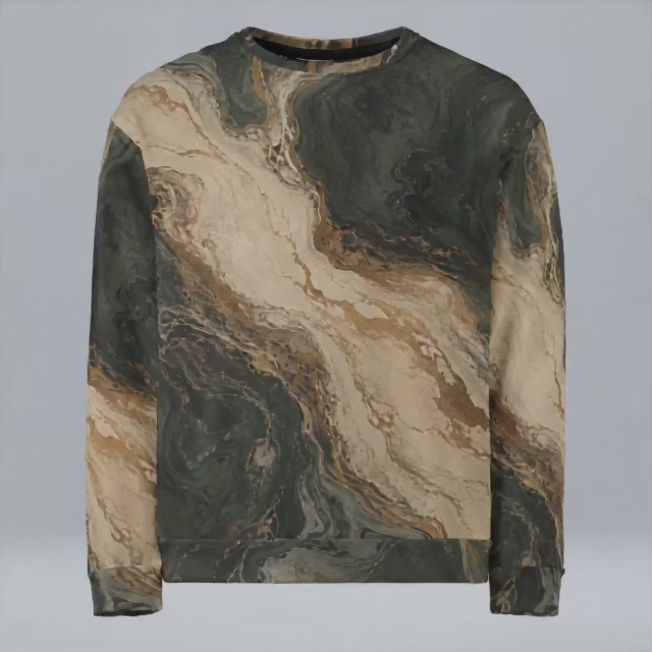 Verdant Strata unisex sweatshirt product video