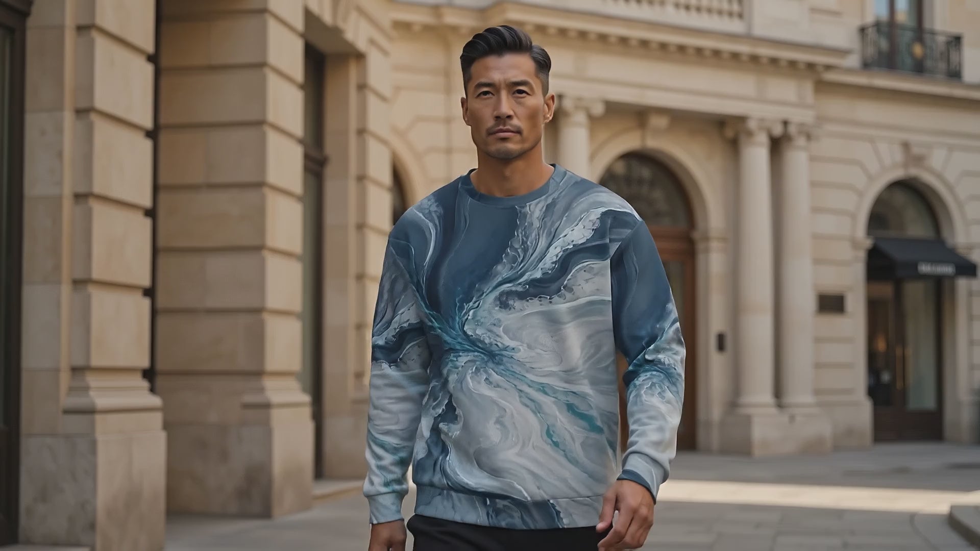 Tidal Convergence unisex sweatshirt product video