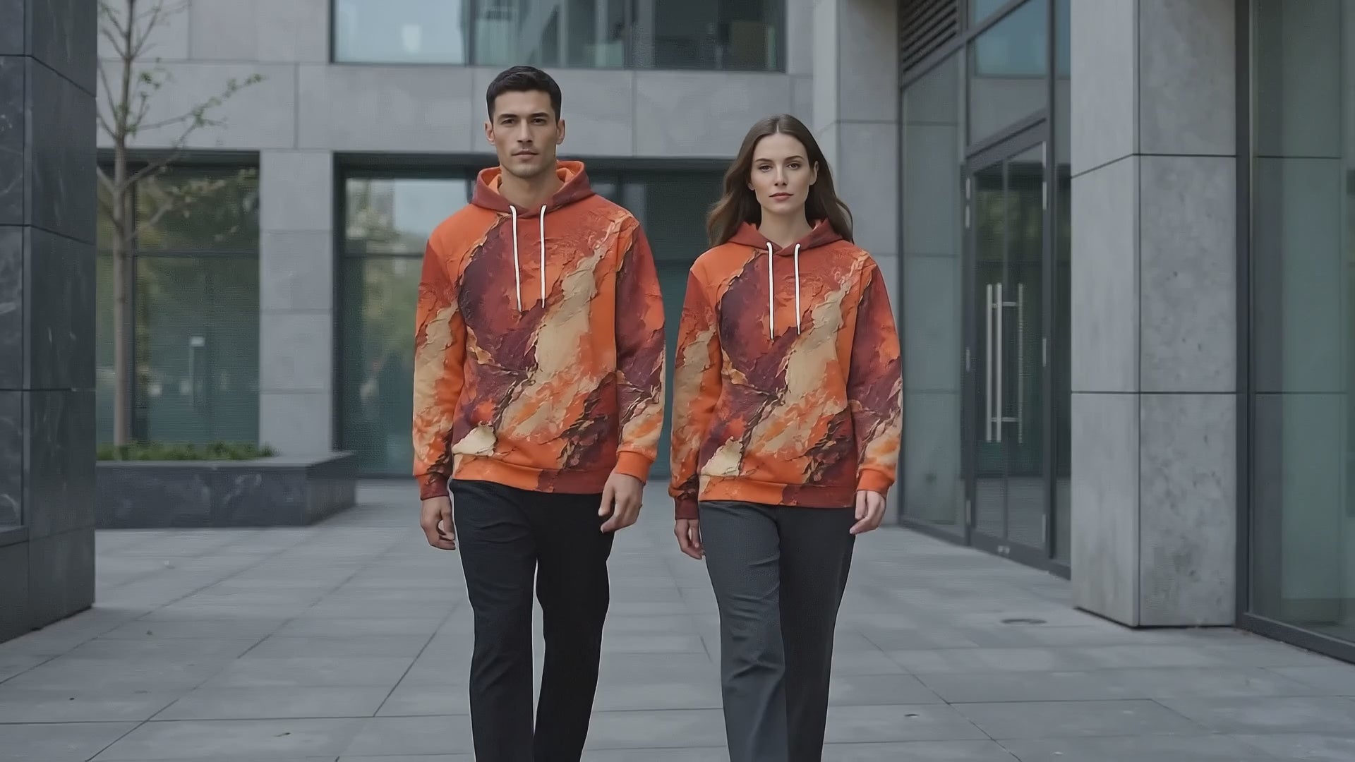 Ember Terrain unisex hoodie product video