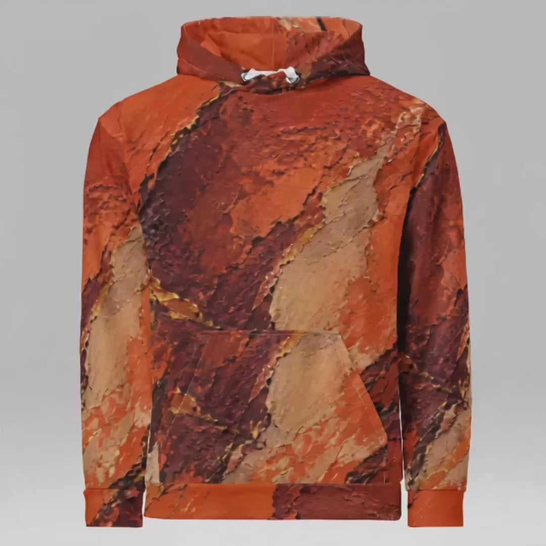 Ember Terrain unisex hoodie product video
