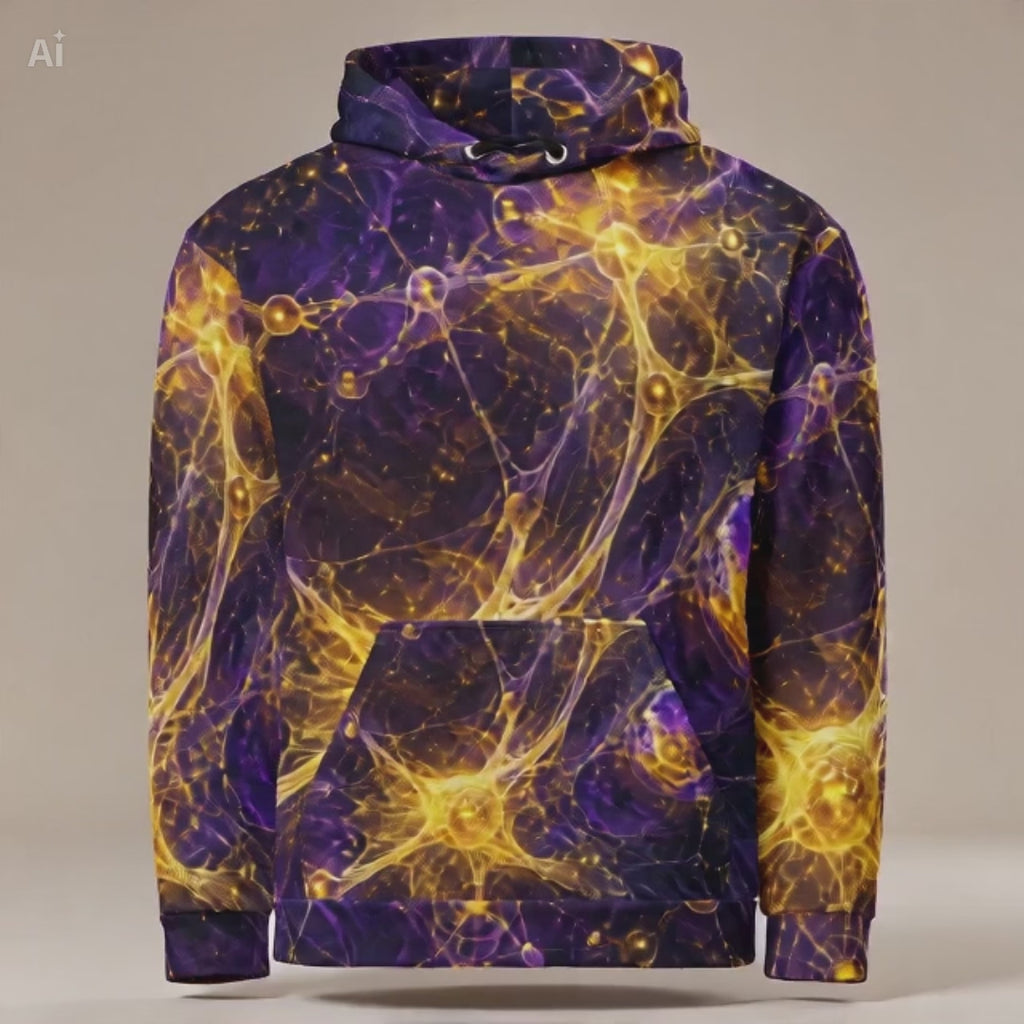 Cosmic Energy unisex hoodie product video