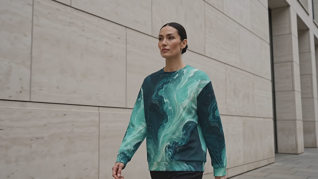 Petrol Drift unisex sweatshirt product video