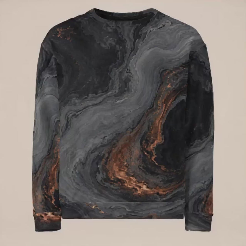 Molten Obsidian unisex sweatshirt product video