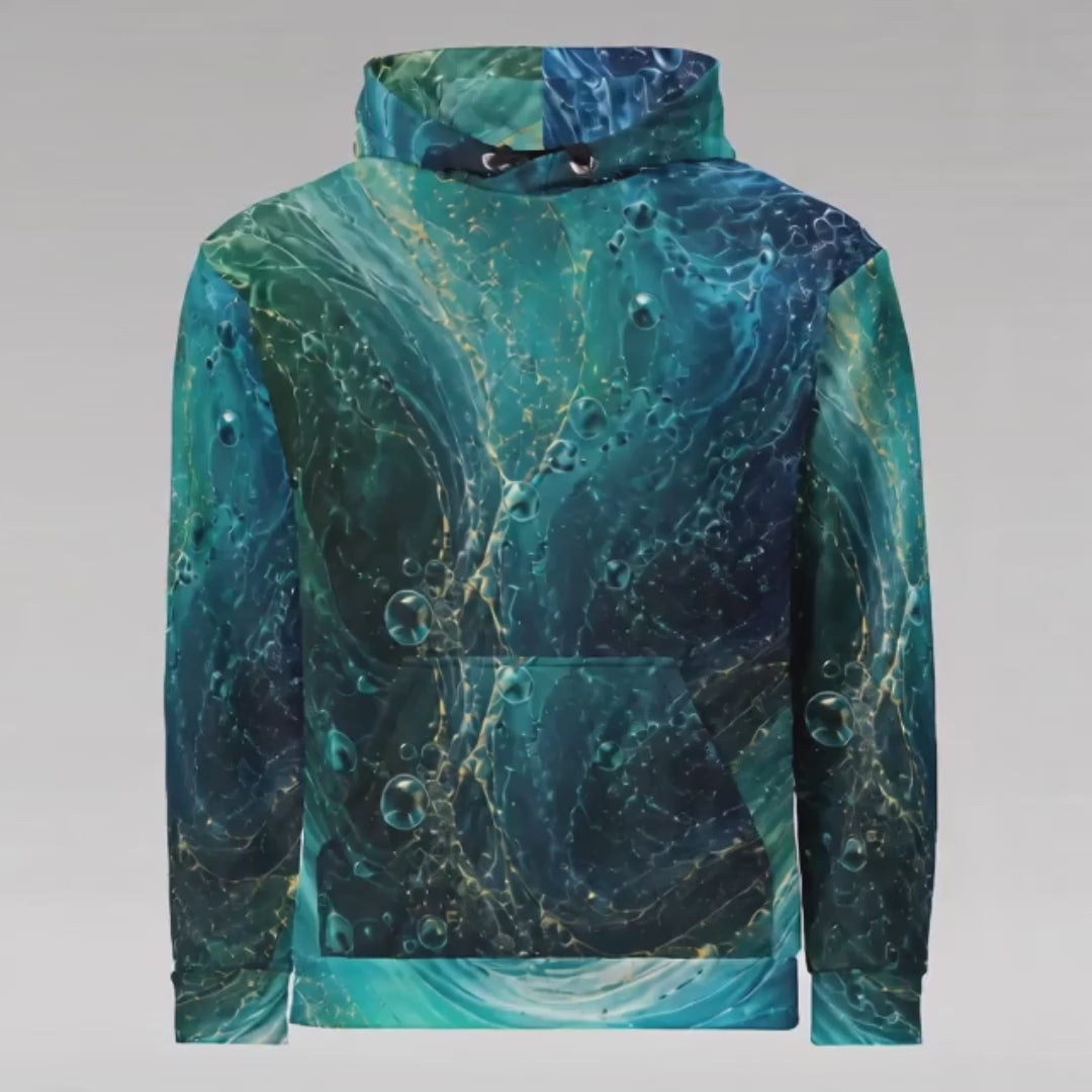 Oceanic Flow unisex hoodie product video