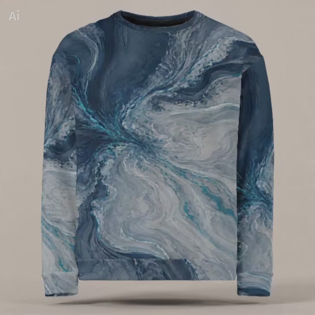 Tidal Convergence unisex sweatshirt product video