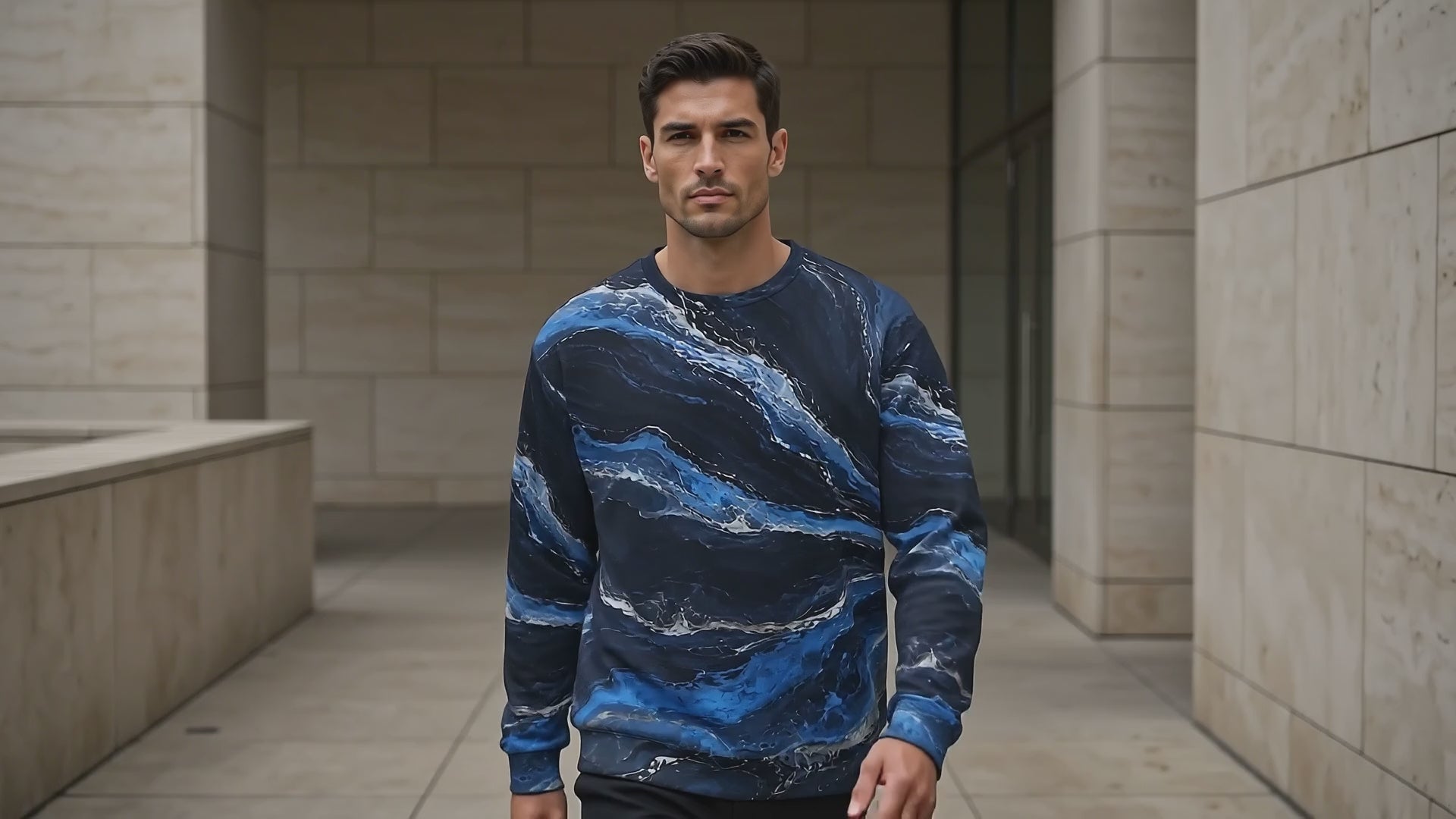 Midnight Velocity unisex sweatshirt product video