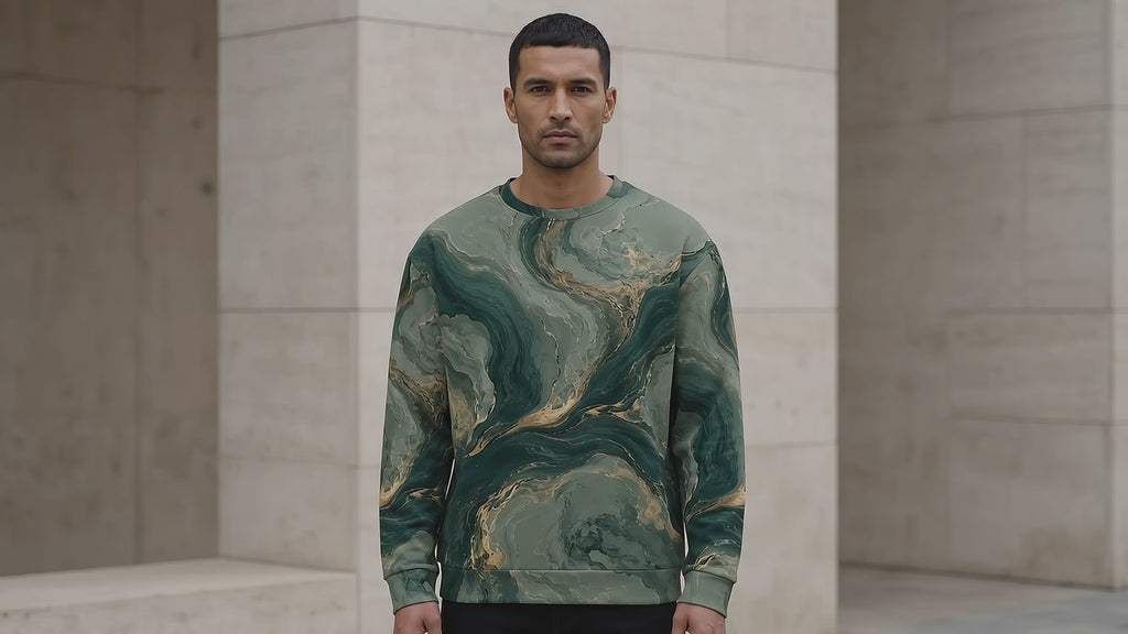Emerald Current unisex sweatshirt product video
